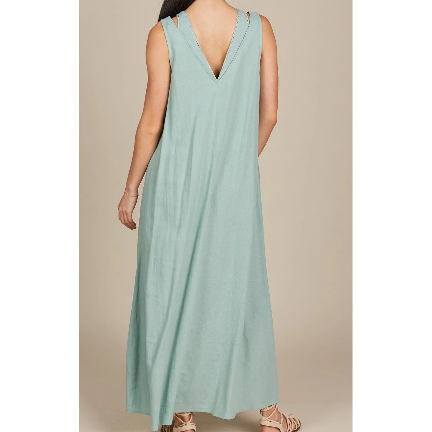 Dress Amelie Tank Maxi - Seafoam