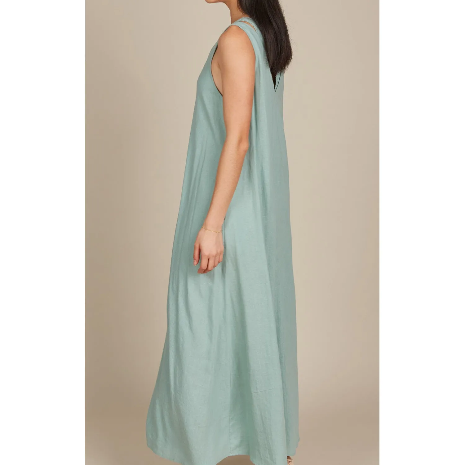 Dress Amelie Tank Maxi - Seafoam