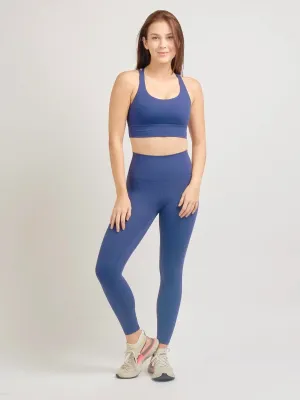 Easy Stretch 7/8 Leggings in Sapphire Blue (only L left)