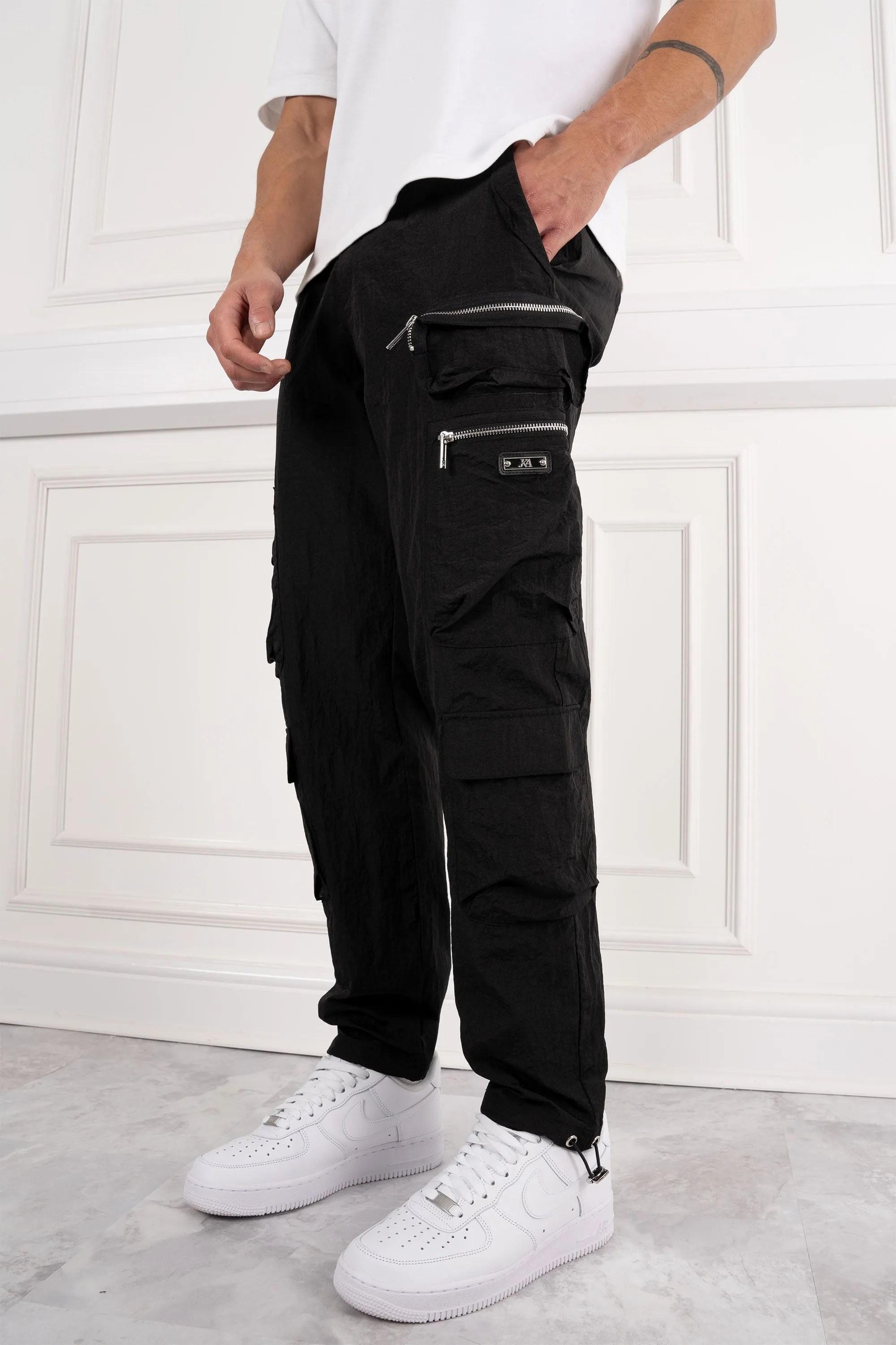 Electra Box Pocket Cargo Pants - Black