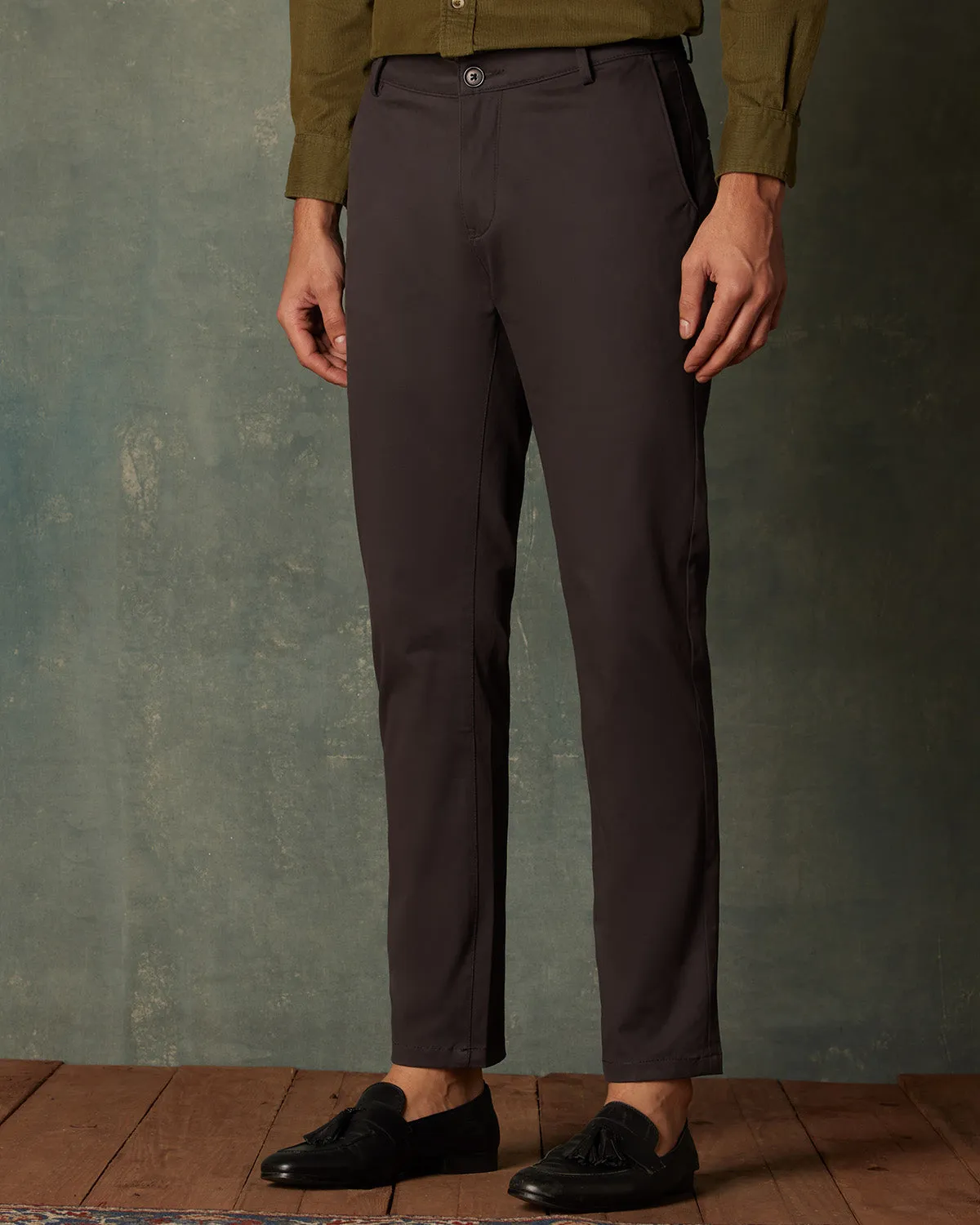 Elevate Everyday Stretch Chinos - Dark Grey