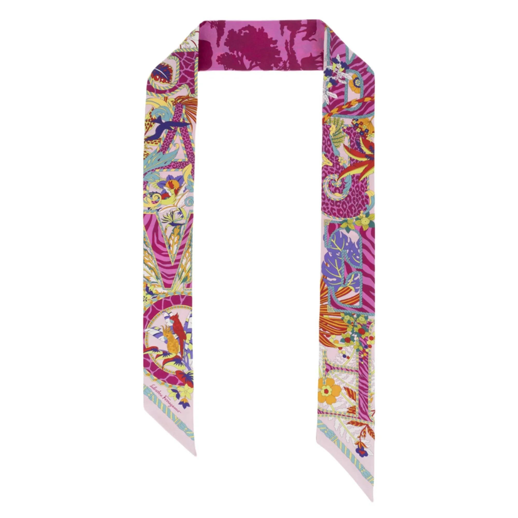 Ferragamo Tw Amo Scarf Magenta