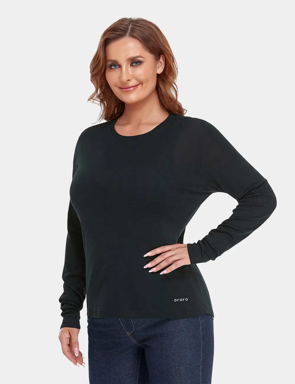 Final Sale - Women's Merino Wool Crew Base Layer