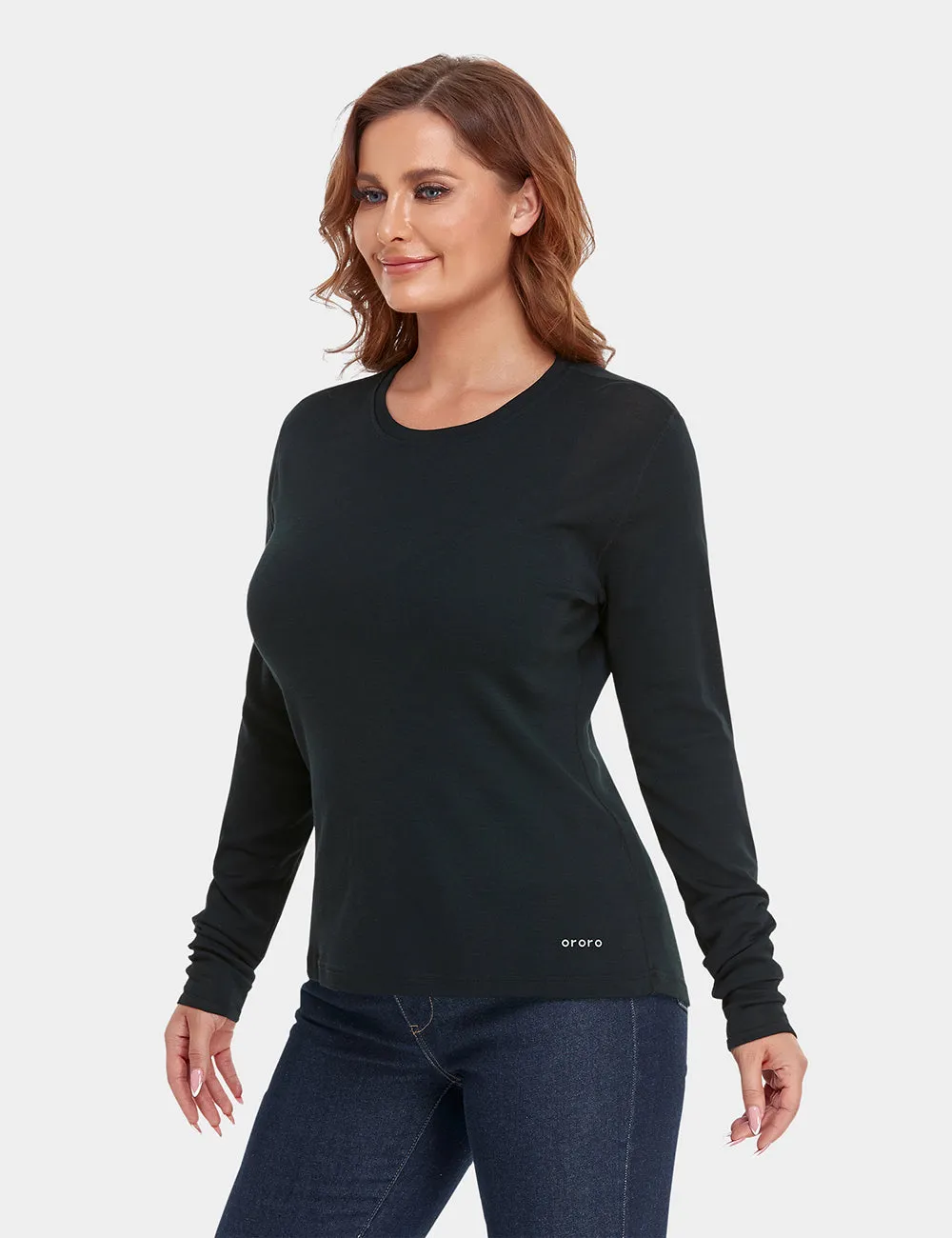 Final Sale - Women's Merino Wool Crew Base Layer