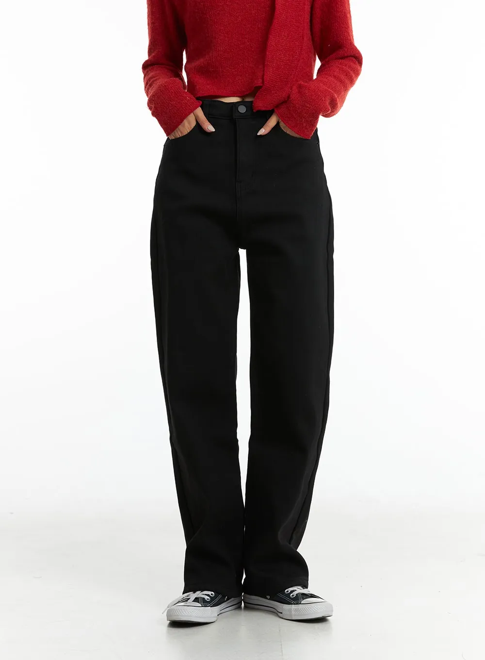 Fleece Straight Leg Pants OD307