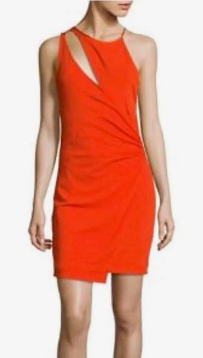 Free People Toast To That Bodycon Mini Dress Red