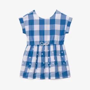 Girl maxi gingham dress