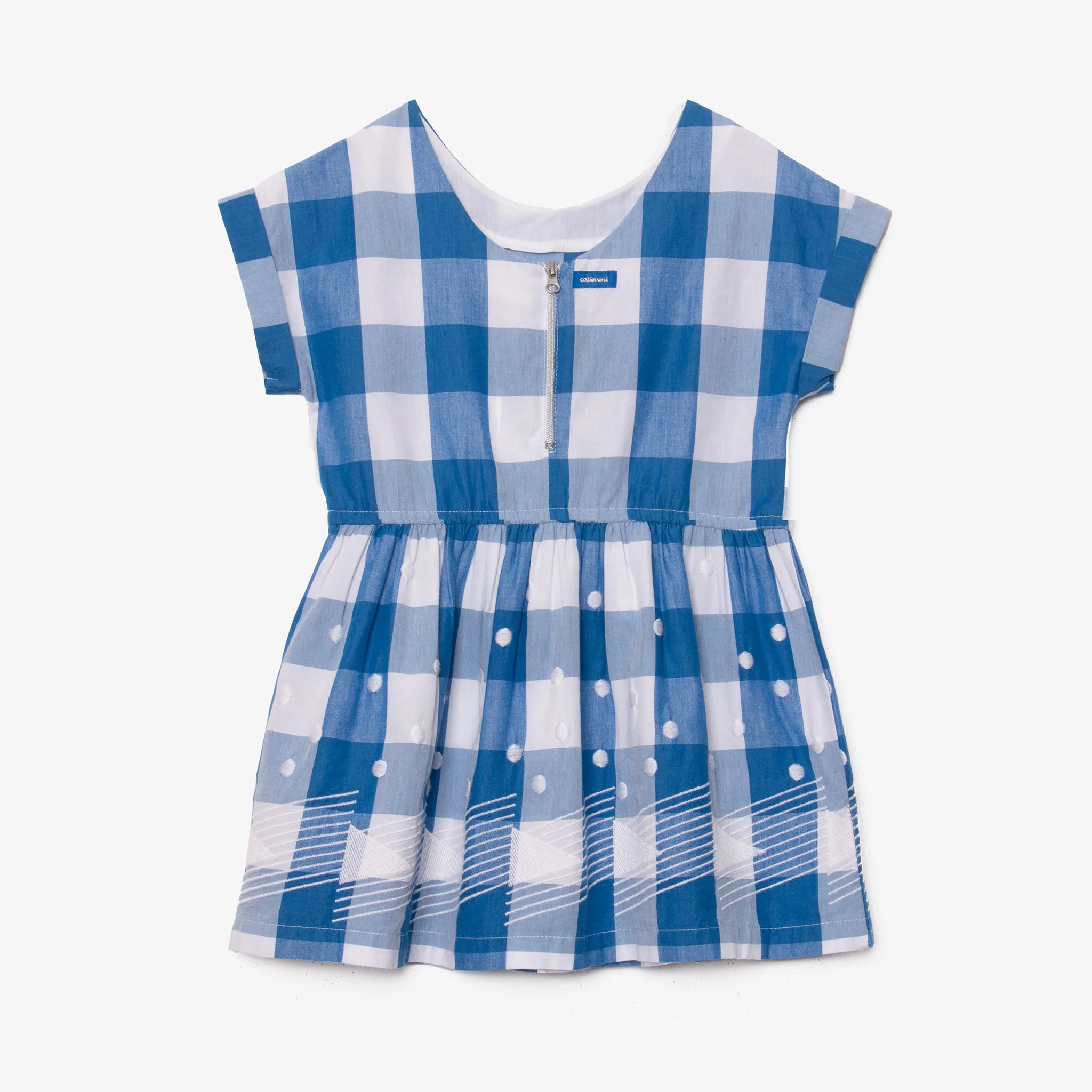 Girl maxi gingham dress