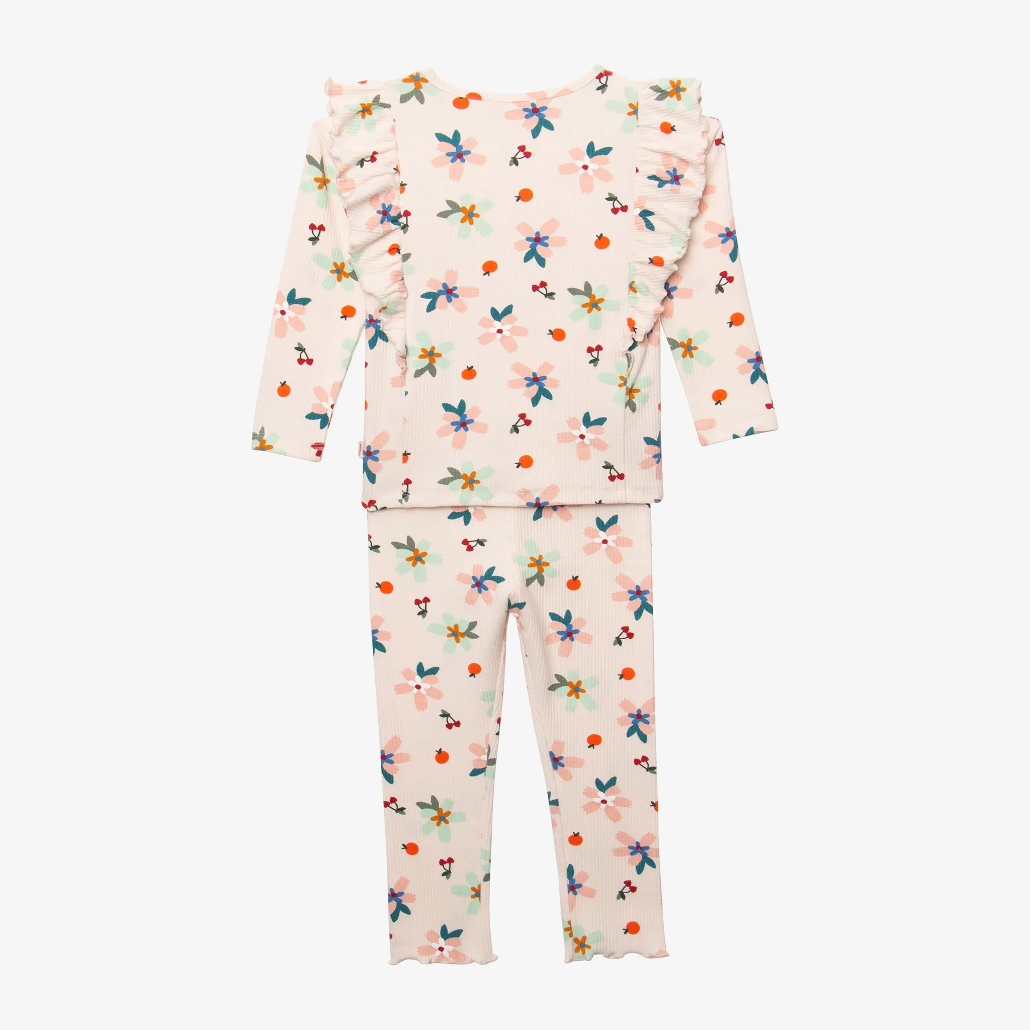 Girls' spring-inspired legging pajama set