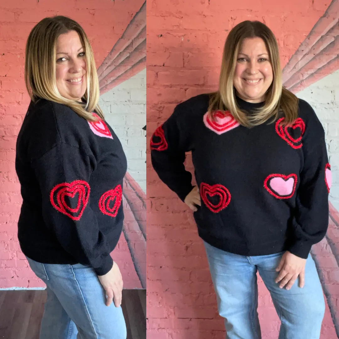 Heart Throb Bell Sleeve Sweater