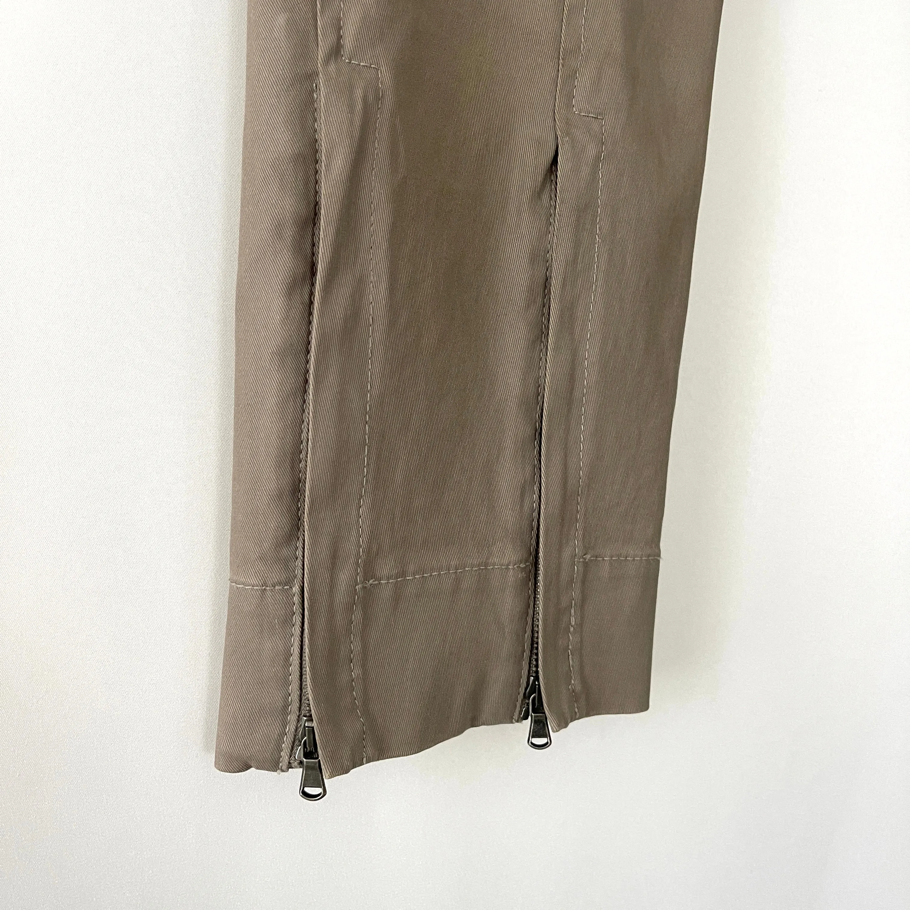 ILARIA NISTRI Waxed Cotton Pants