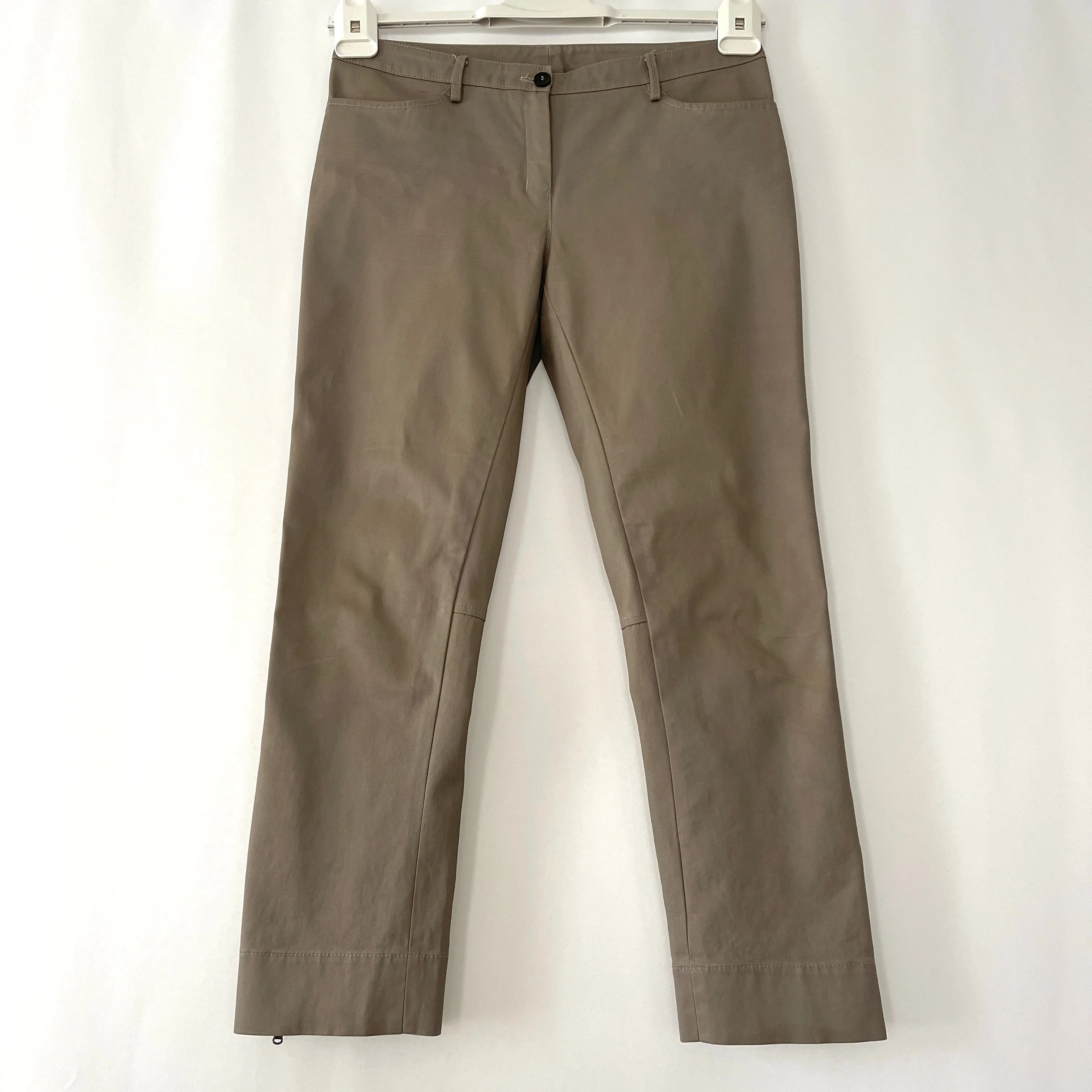 ILARIA NISTRI Waxed Cotton Pants