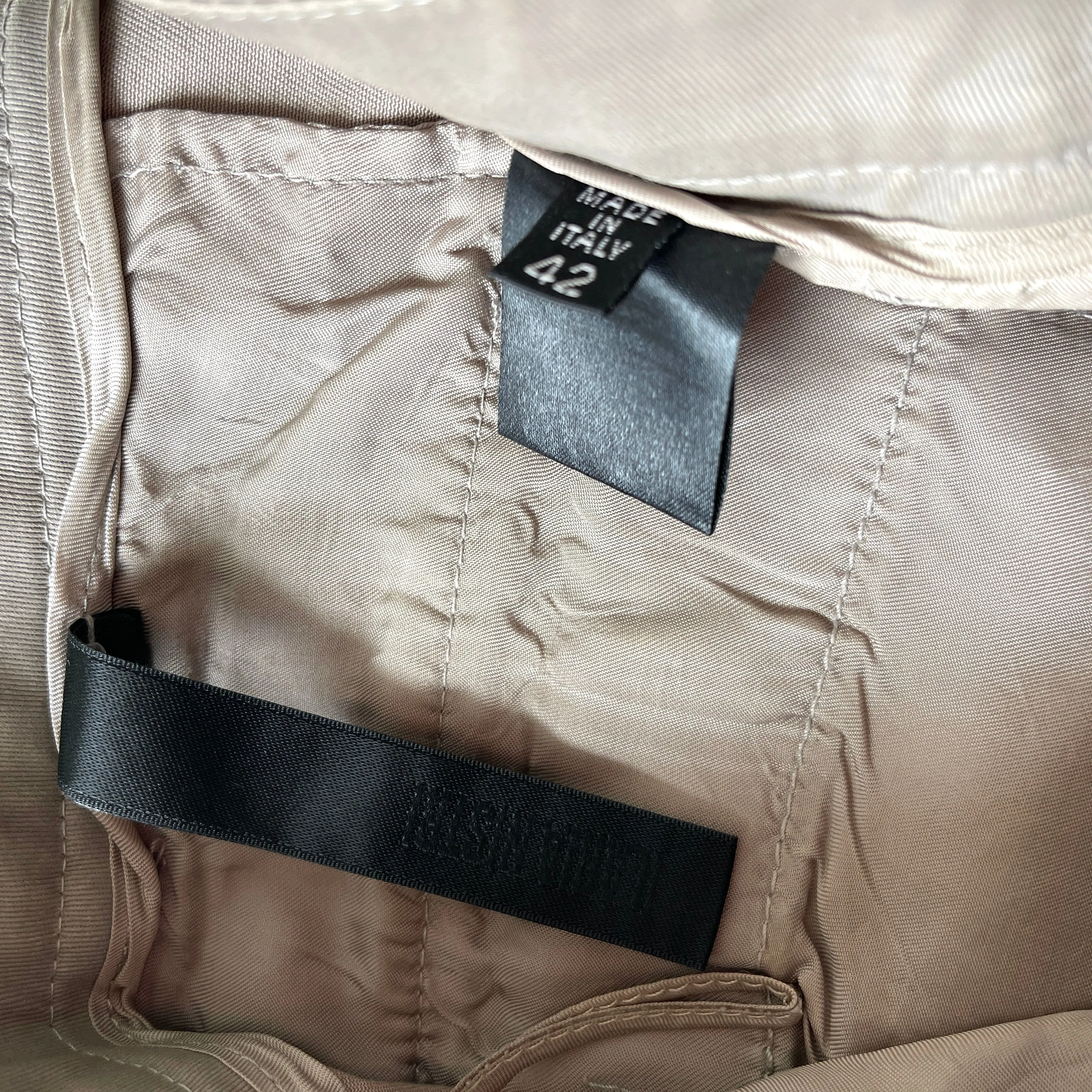 ILARIA NISTRI Waxed Cotton Pants