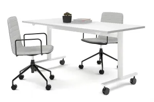 Jasonl Flip Top/Folding Mobile Meeting Room Table - Solana [1200L x 700W]