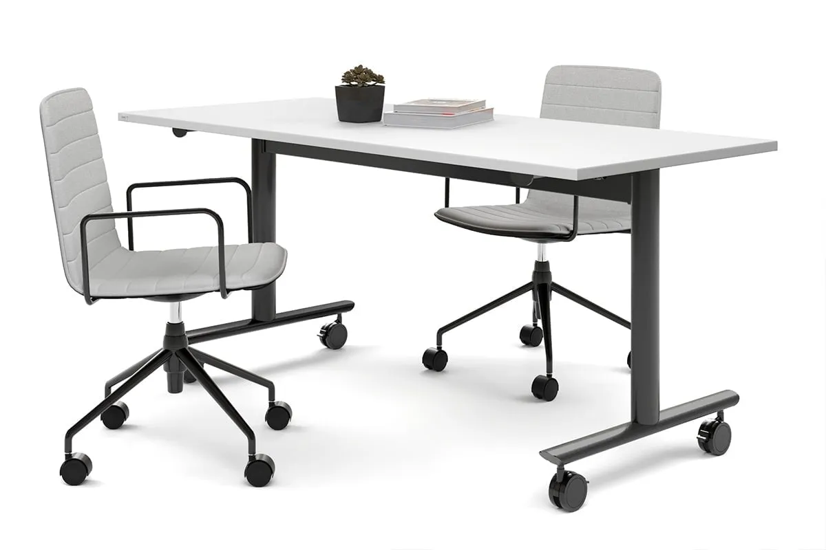 Jasonl Flip Top/Folding Mobile Meeting Room Table - Solana [1400L x 700W]