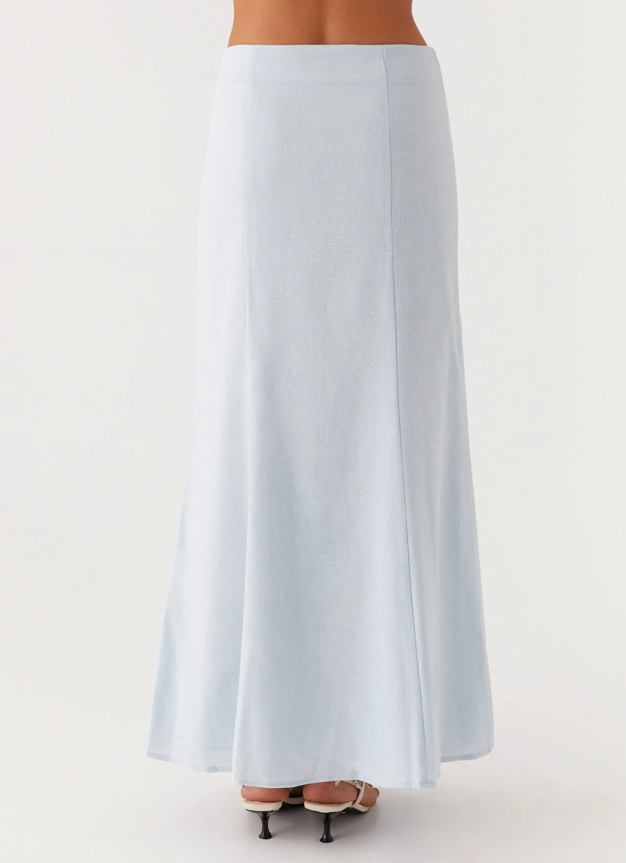 Keep Moving Maxi Skirt - Blue