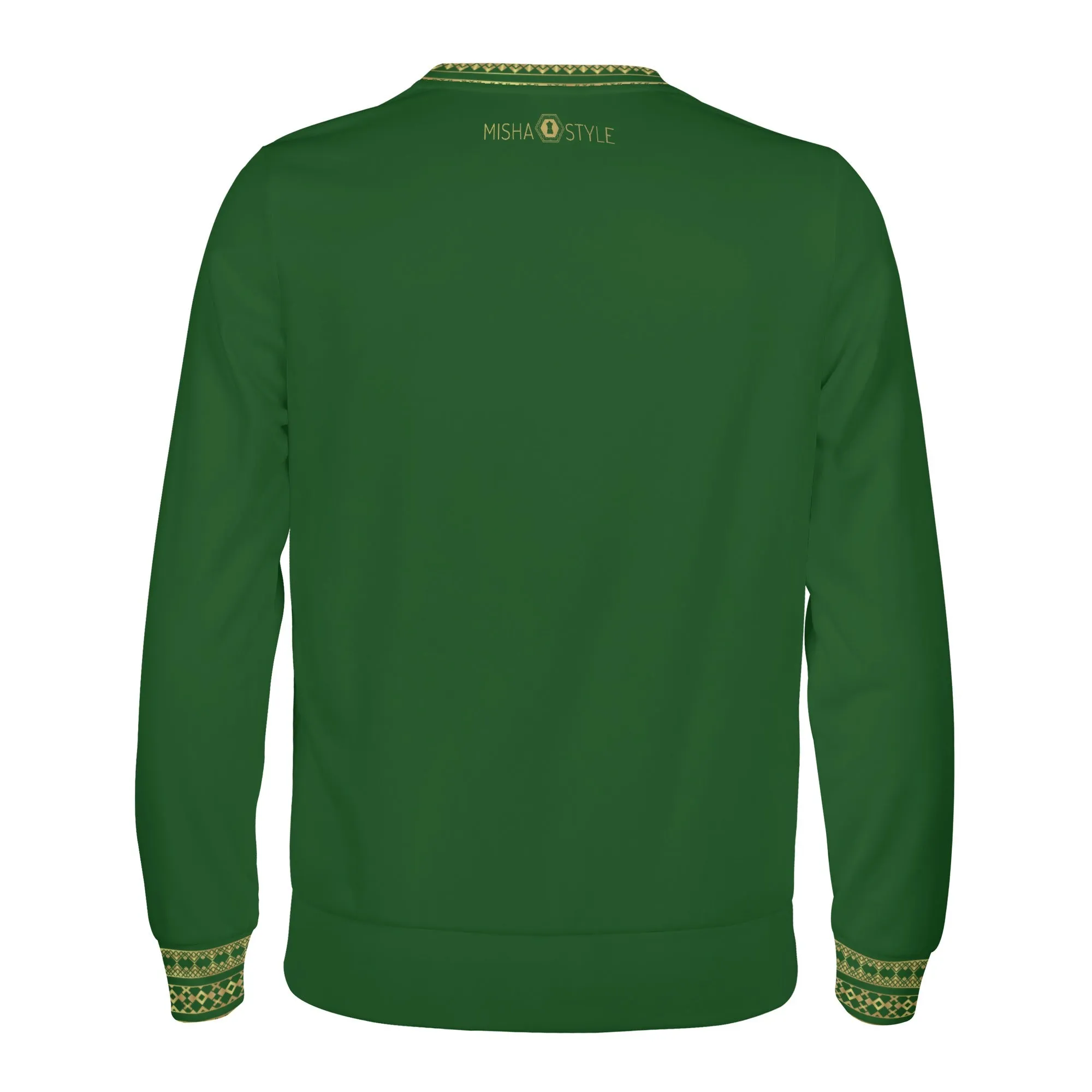 Kids Jerusalem Word Sweater - Velvet Green