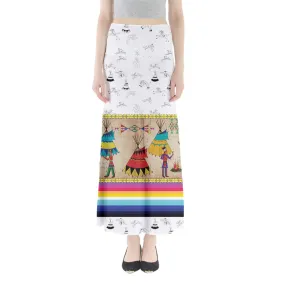 Ledger Chiefs Clay Full Length Maxi Skirt