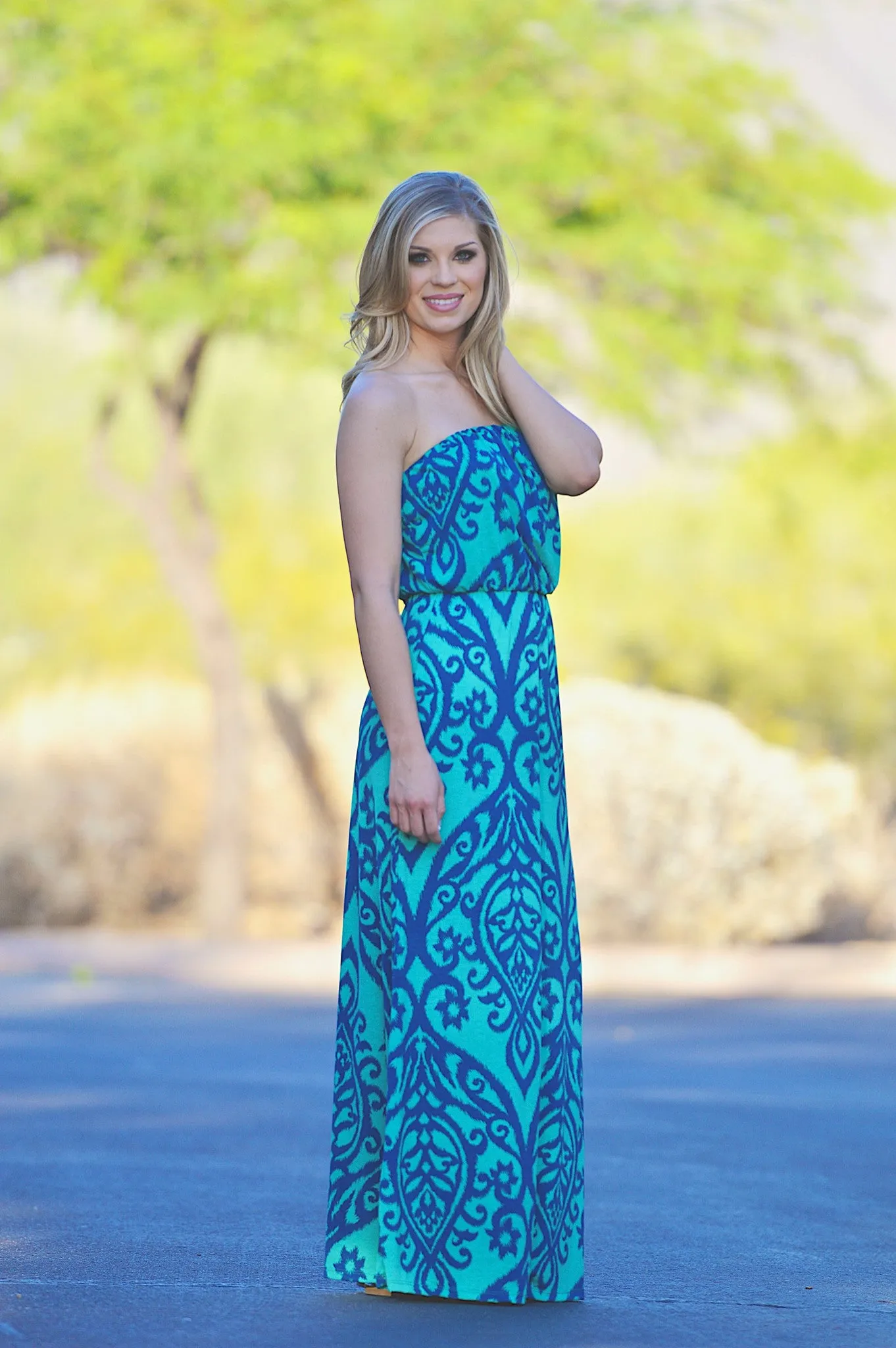 Like a Love Song Maxi Dress - Jade