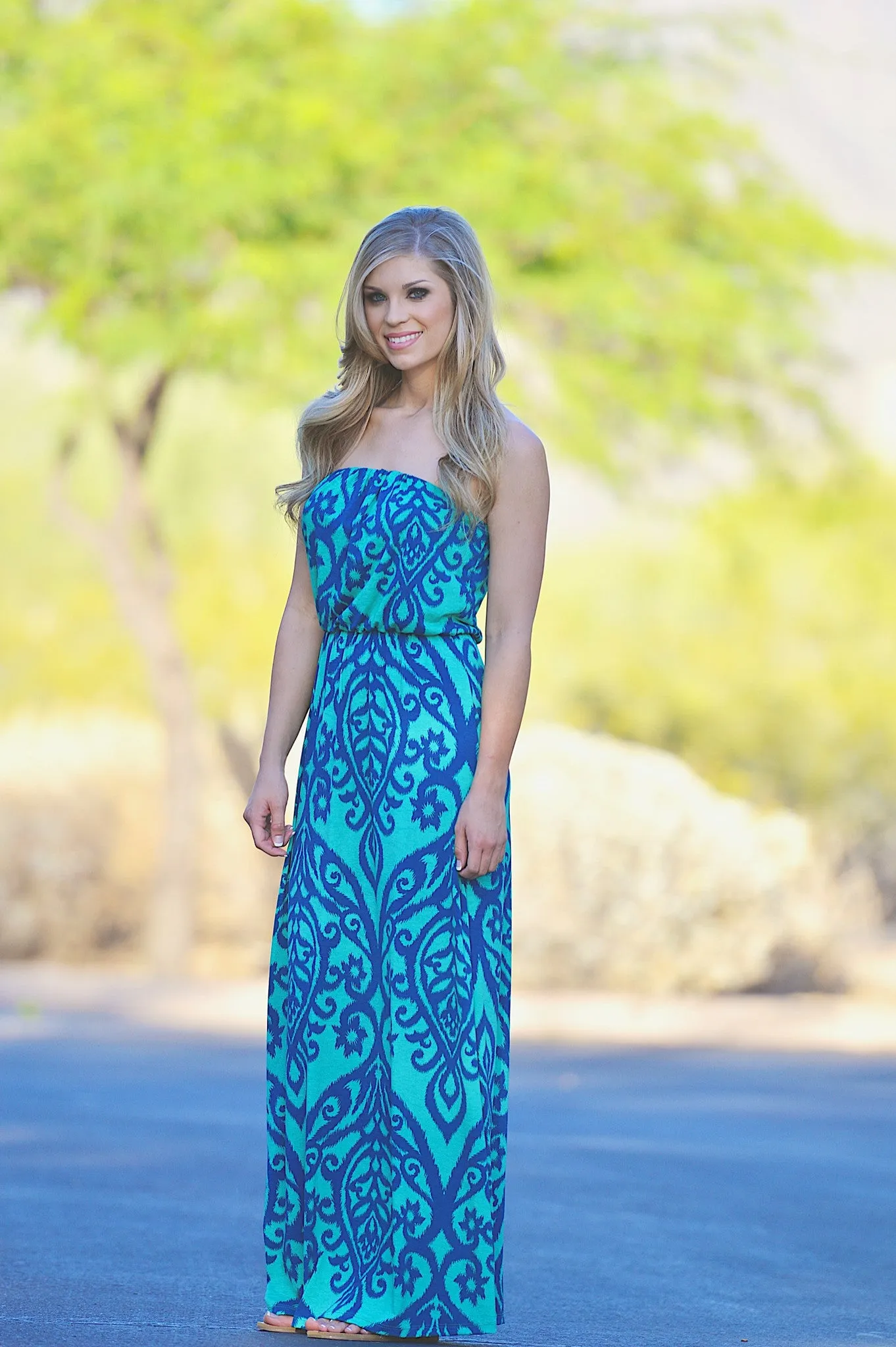 Like a Love Song Maxi Dress - Jade