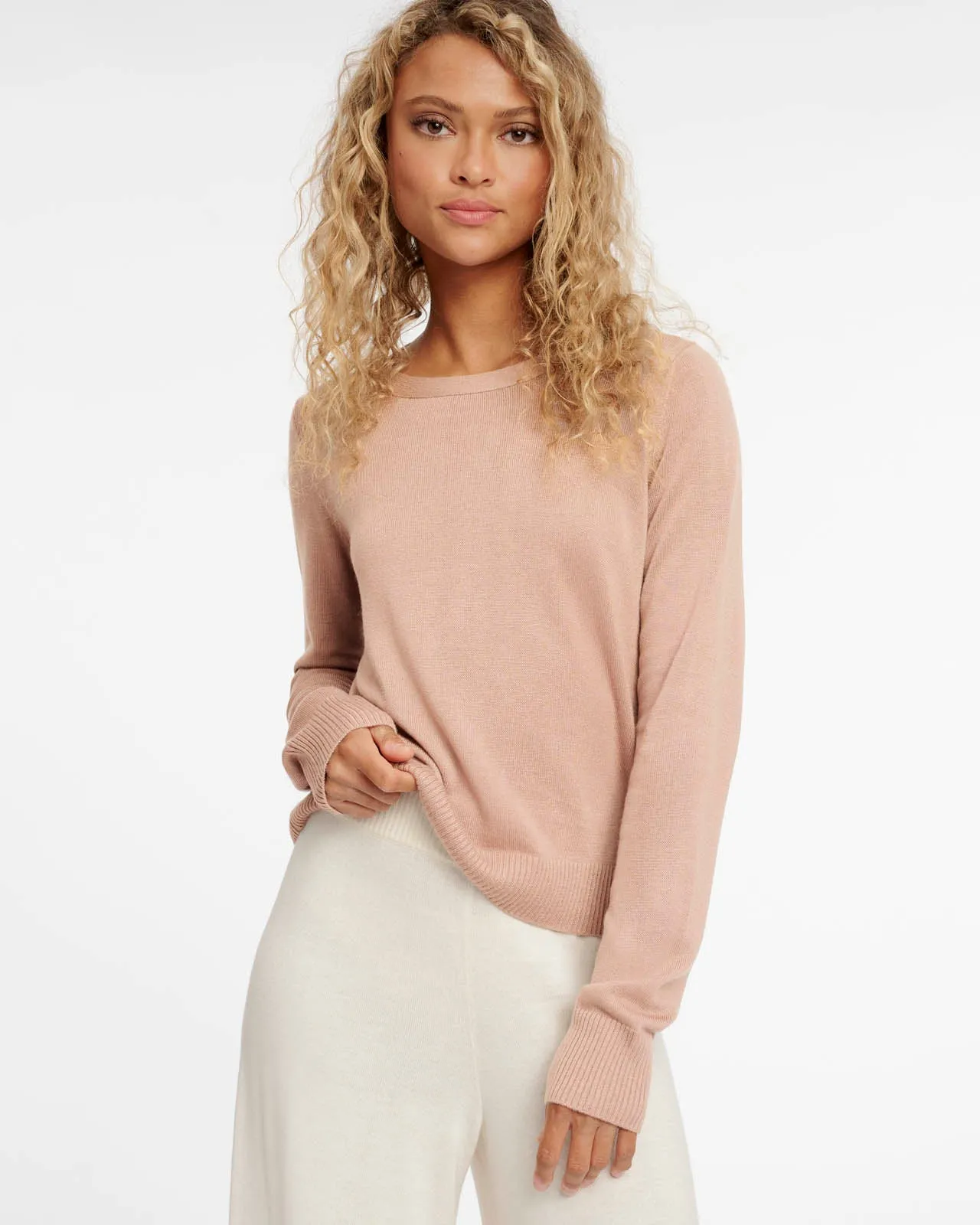 LoopKnit LYR Open Back Sweater