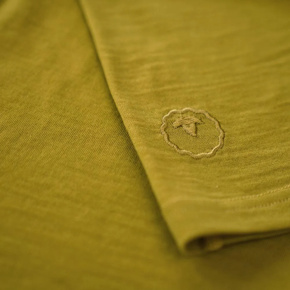 Mens Merino 150 V-Neck Tee (Lime)