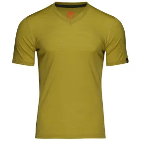 Mens Merino 150 V-Neck Tee (Lime)