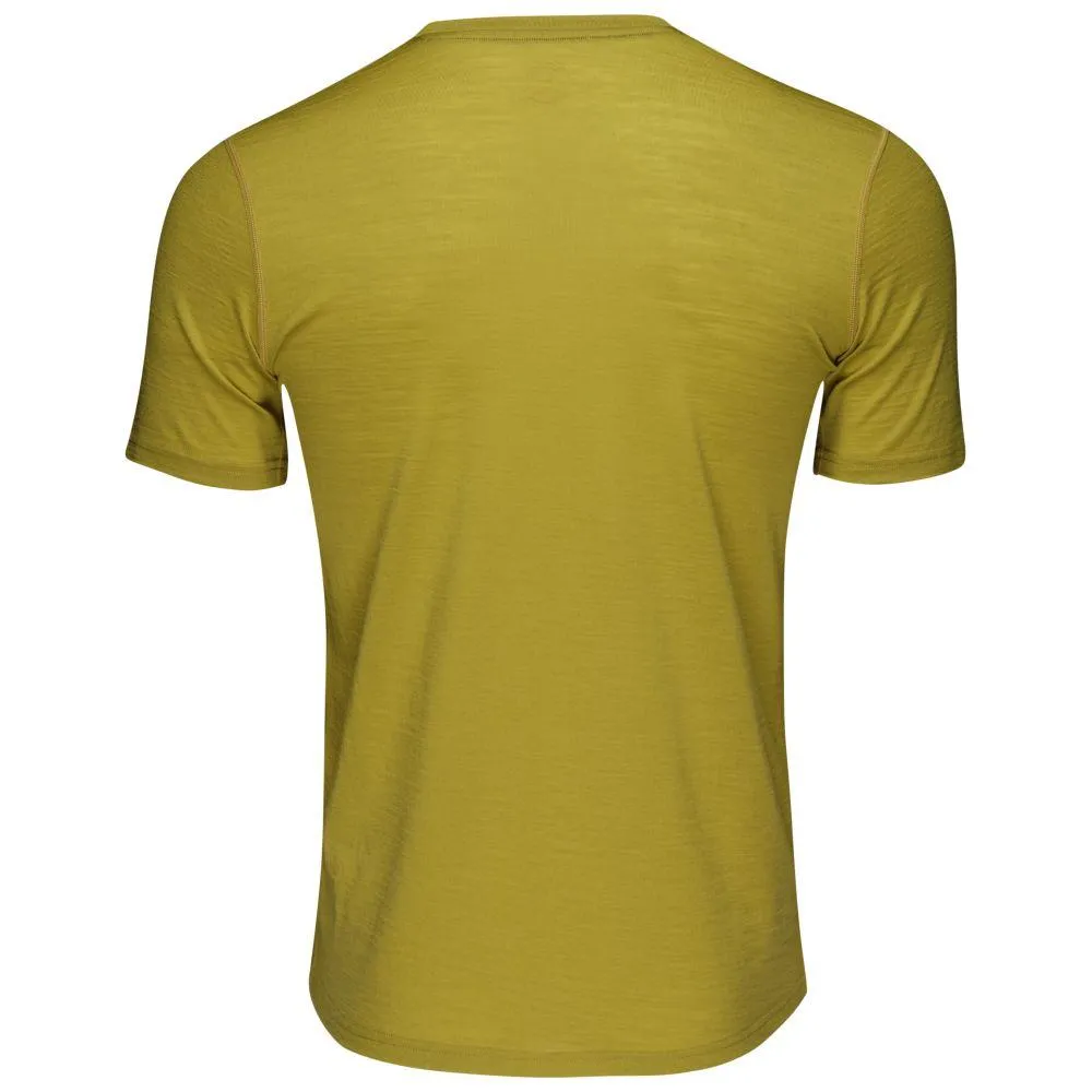 Mens Merino 150 V-Neck Tee (Lime)