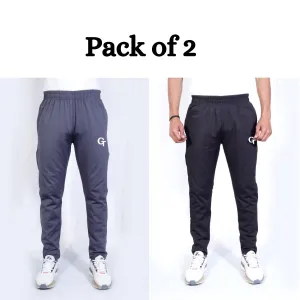 Men's trouser ( pack of 2 - Black and grey )