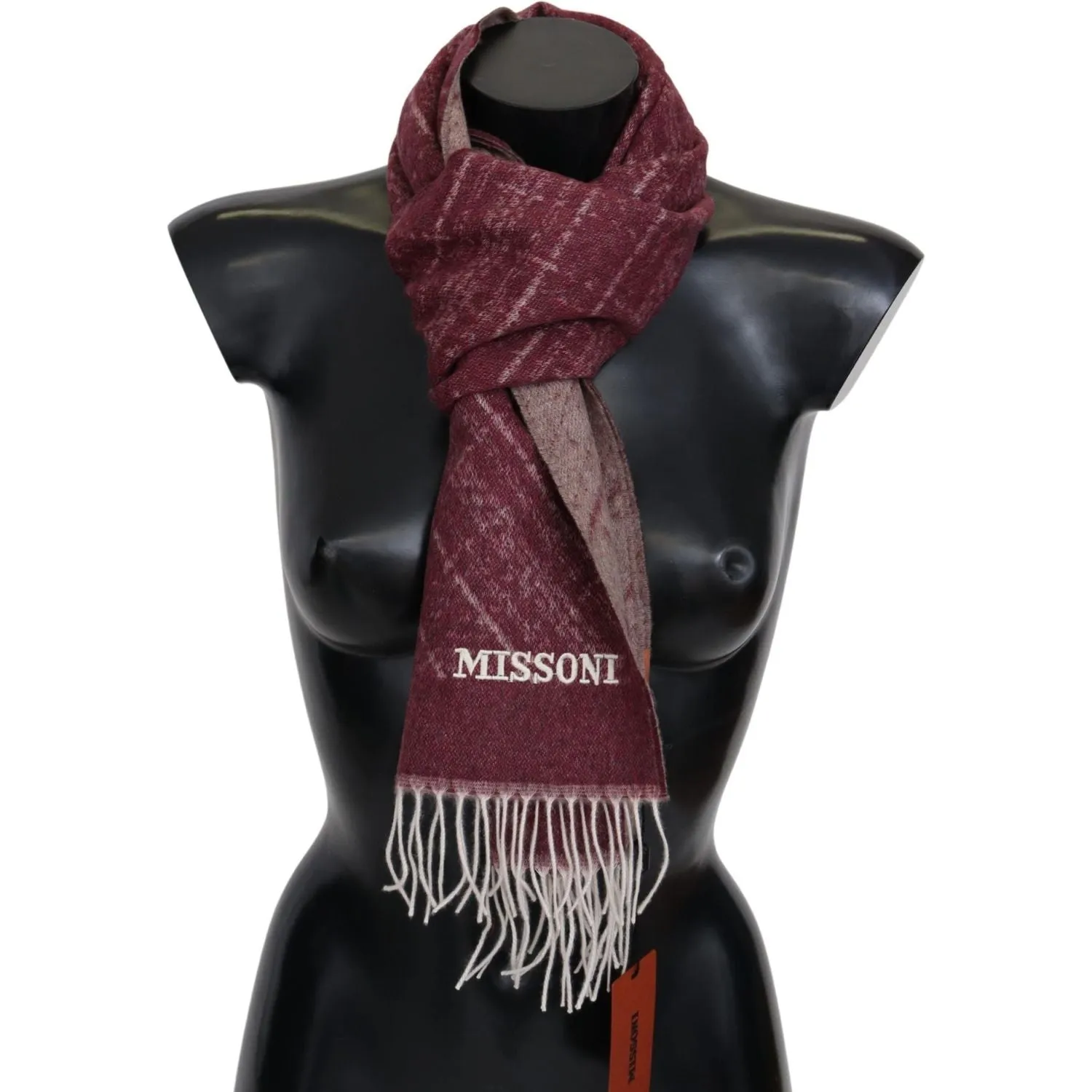 Missoni Elegant Cashmere Fringed Scarf