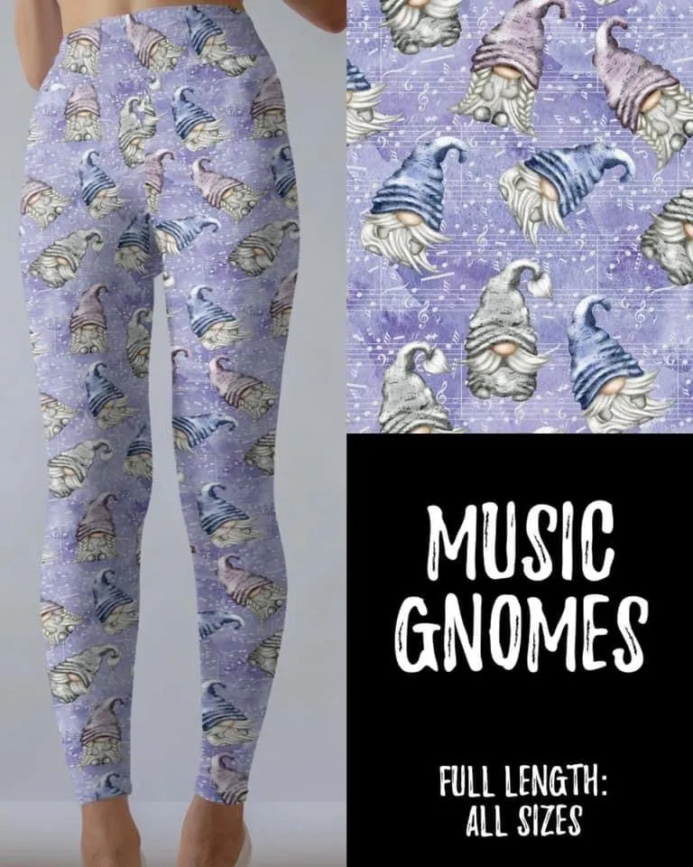 Musical gnome leggings