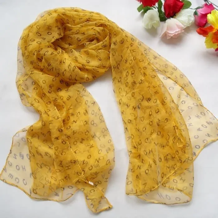 Natural Silk Scarf - 100% Natural Silk, Fashion Long Scarf, 180*105cm Size