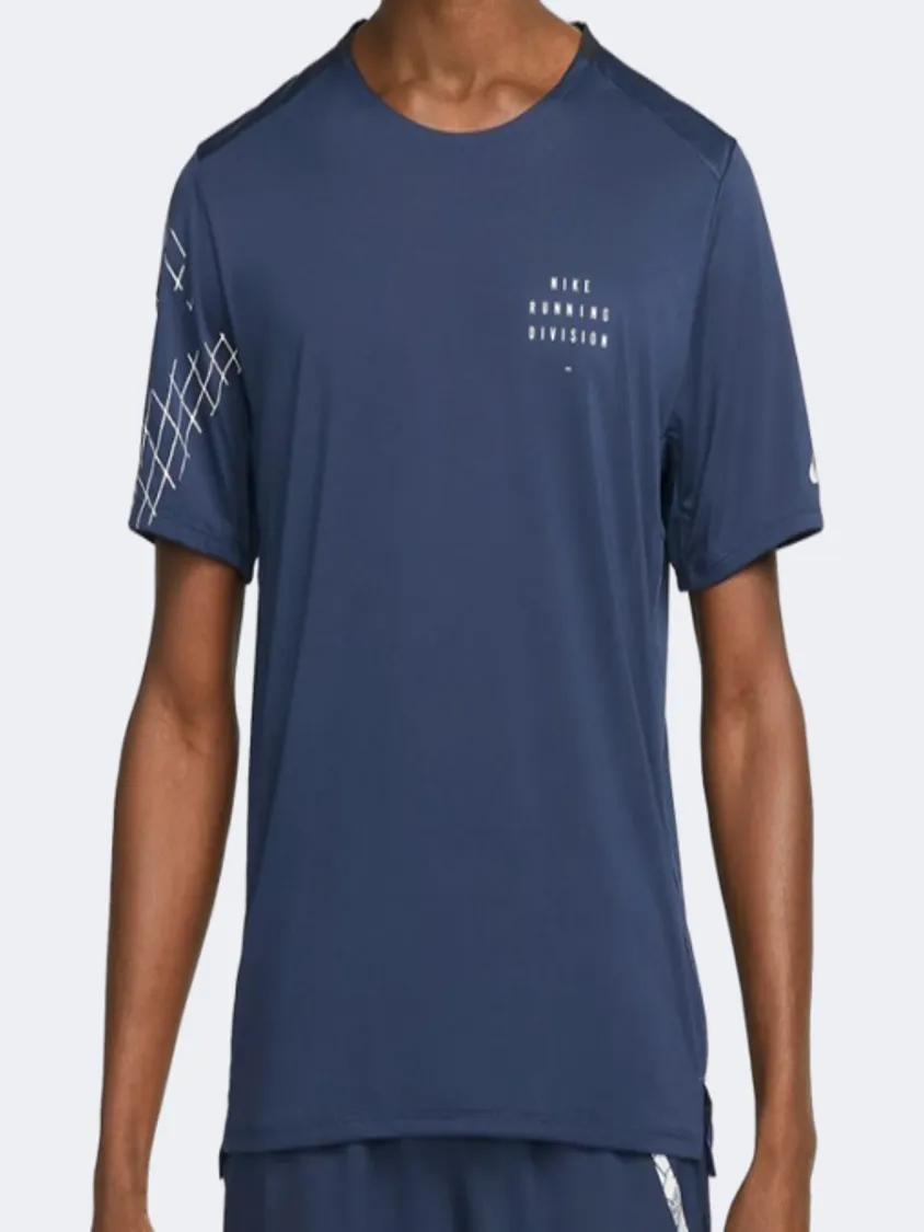 Nike Dri-Fit Run Division Rise 365 Gx Flash Men Running T-Shirt Navy