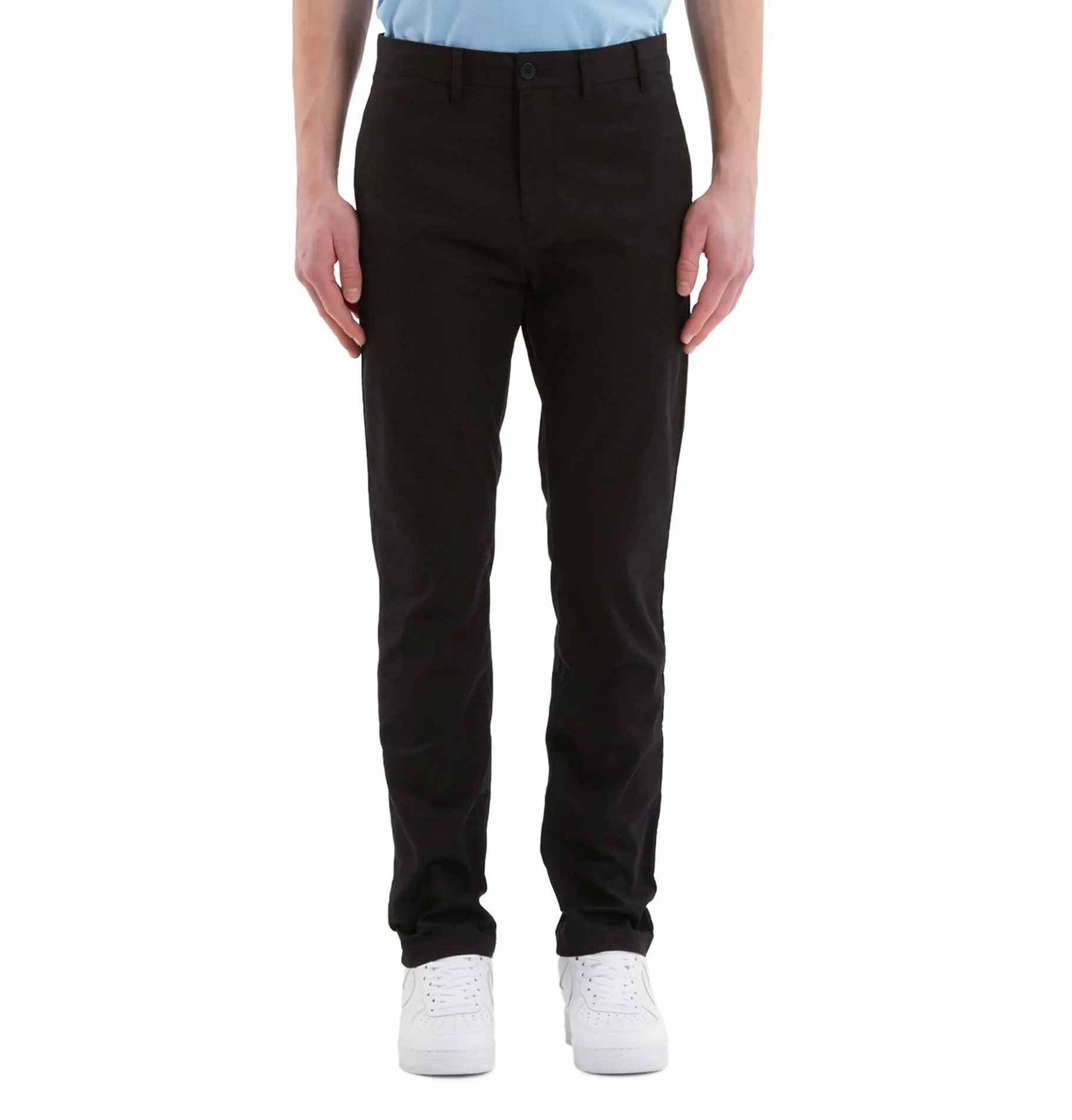 Norse Projects Aros Slim Light Stretch Chinos - Black