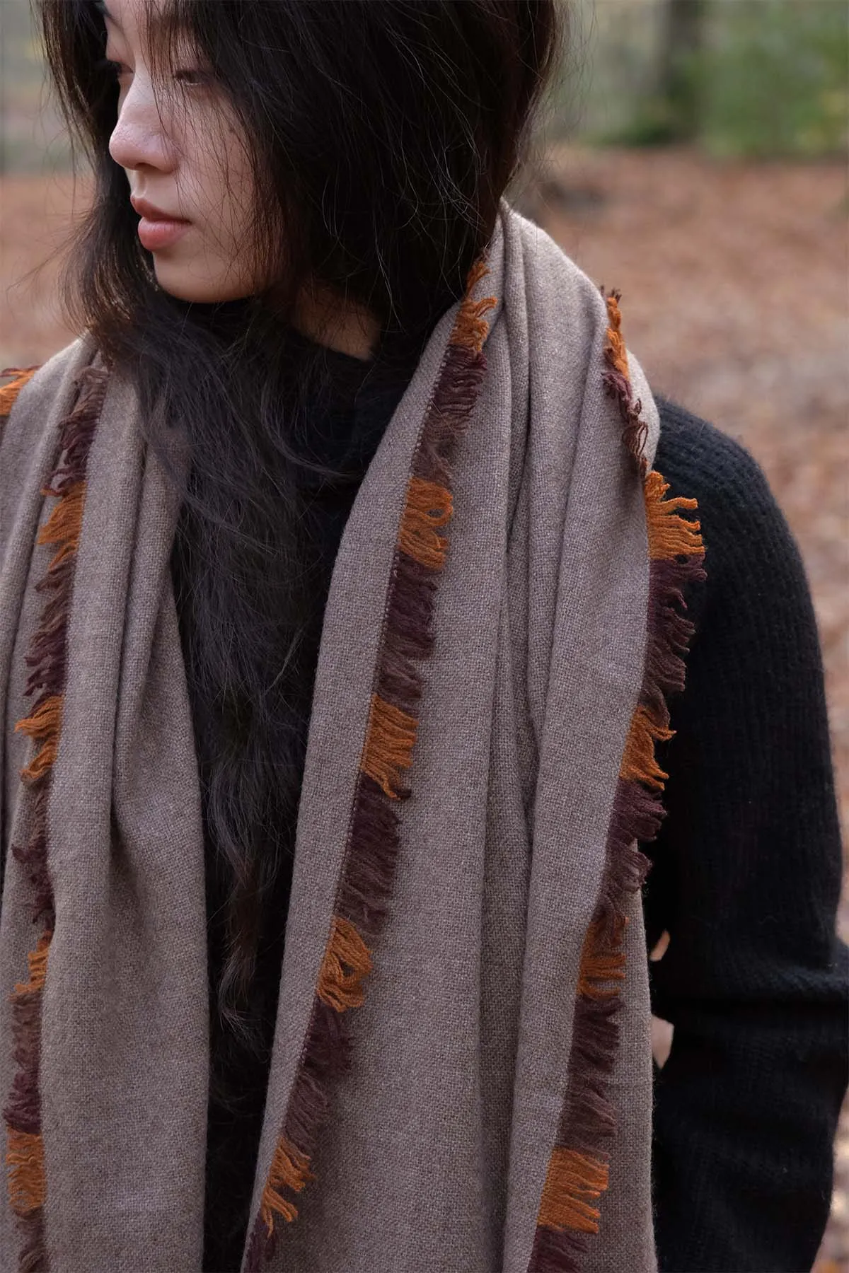 Oats & Rice - Fringe Scarf