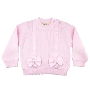 Pink Bow Sweater