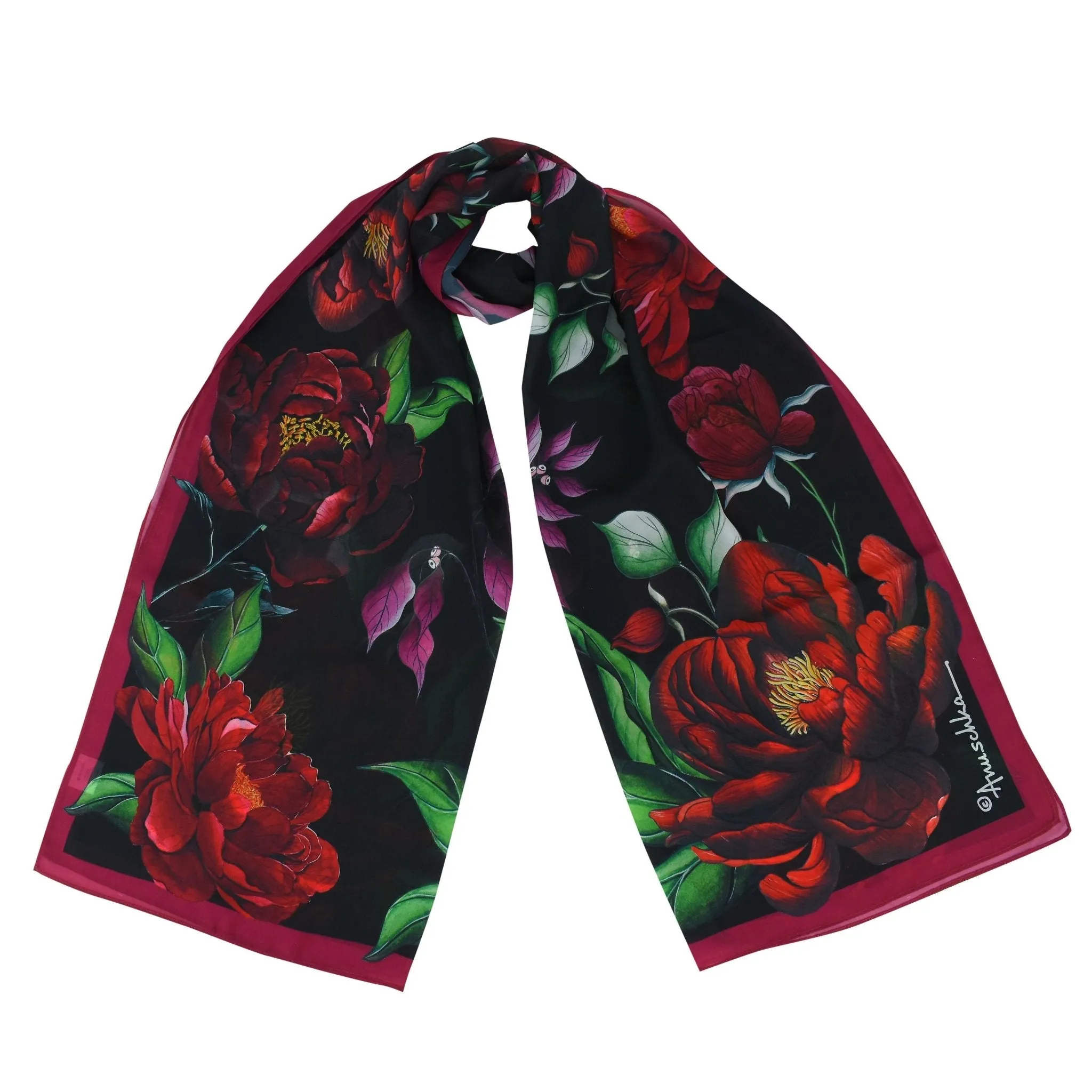 Printed Chiffon Scarf