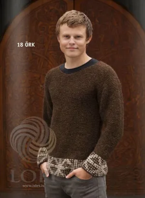 Örk (Ark) Mens Wool Sweater Brown