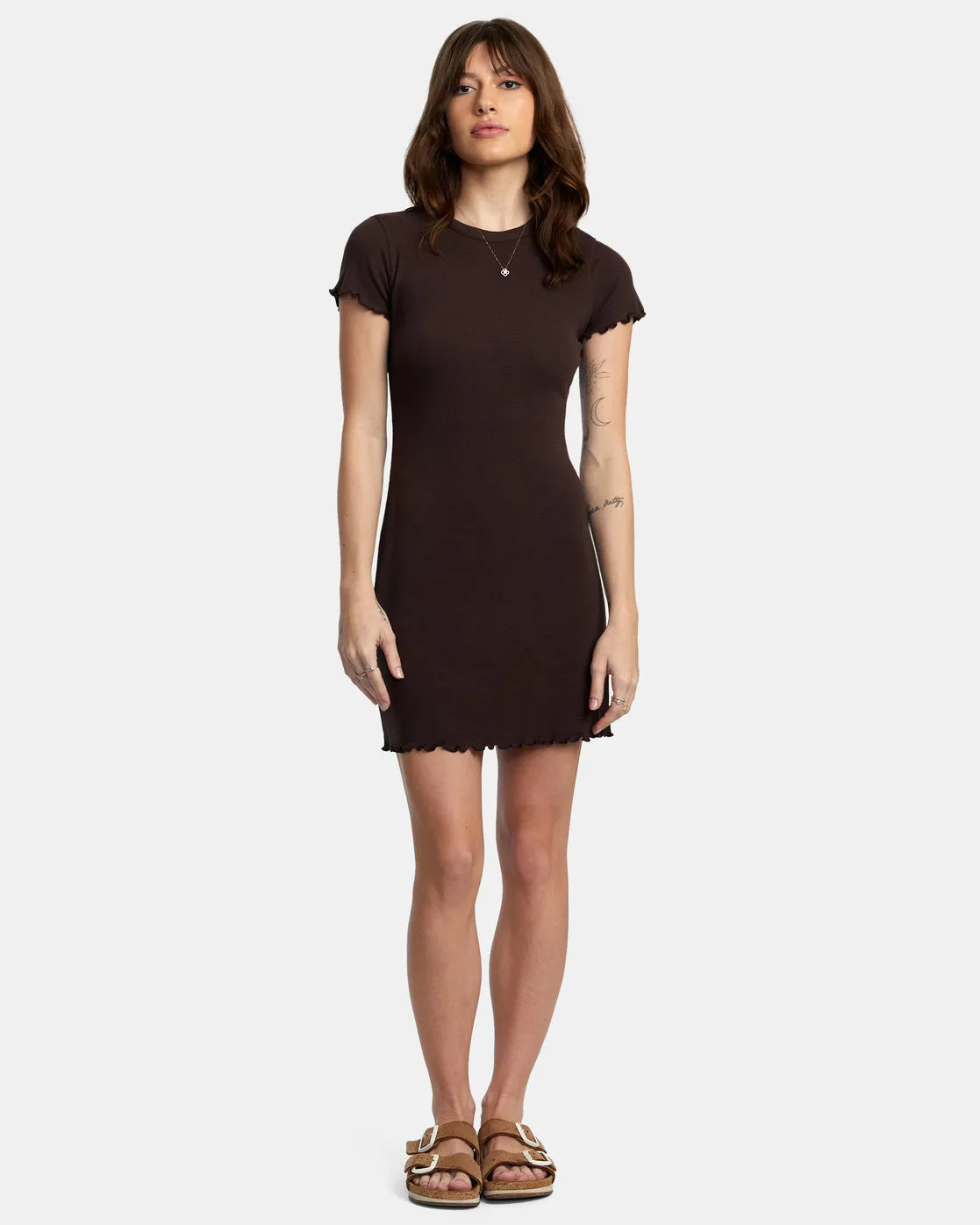 Rover Rib Knit Dress - Java