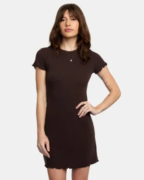 Rover Rib Knit Dress - Java