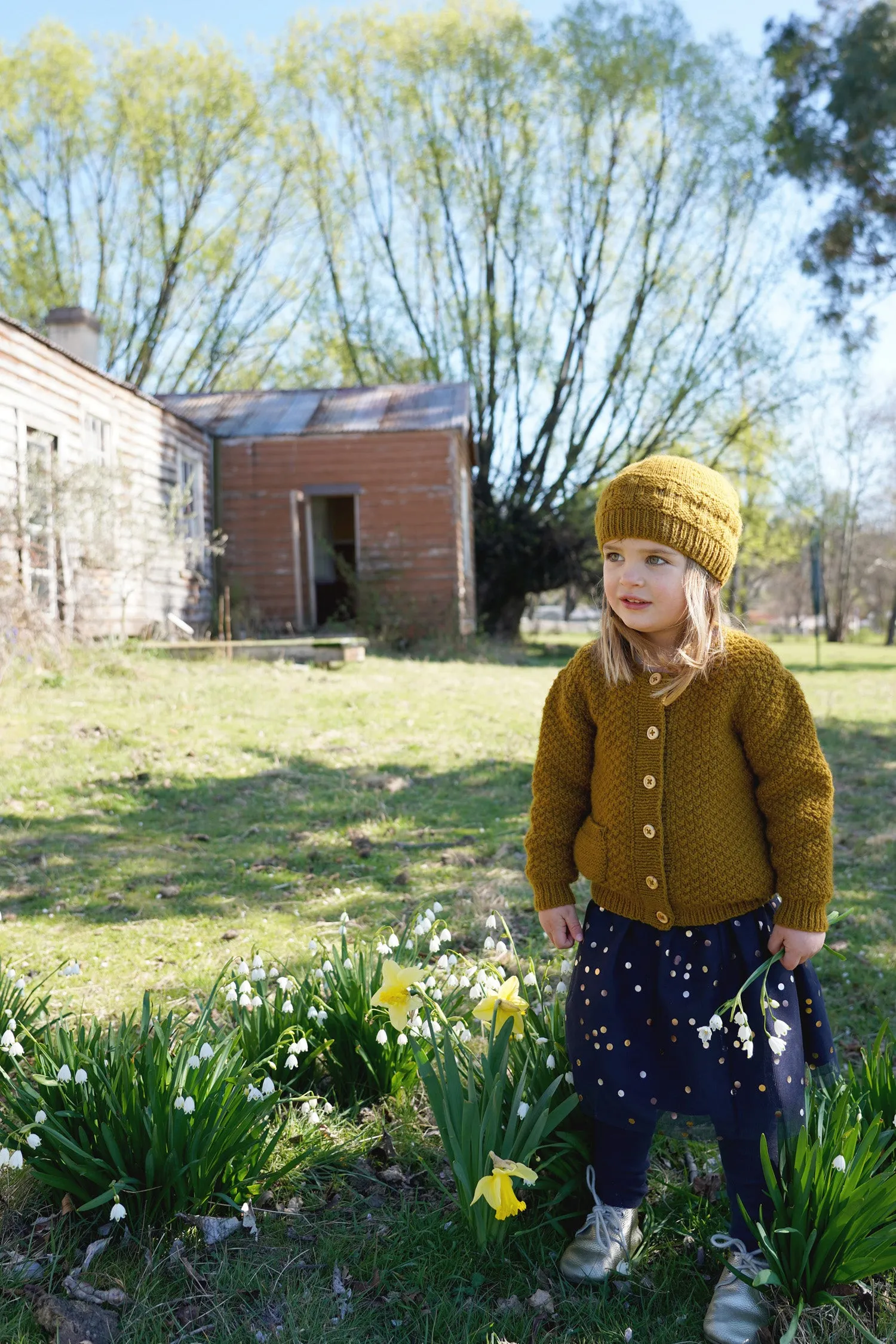 Rowan Cardi and Hat