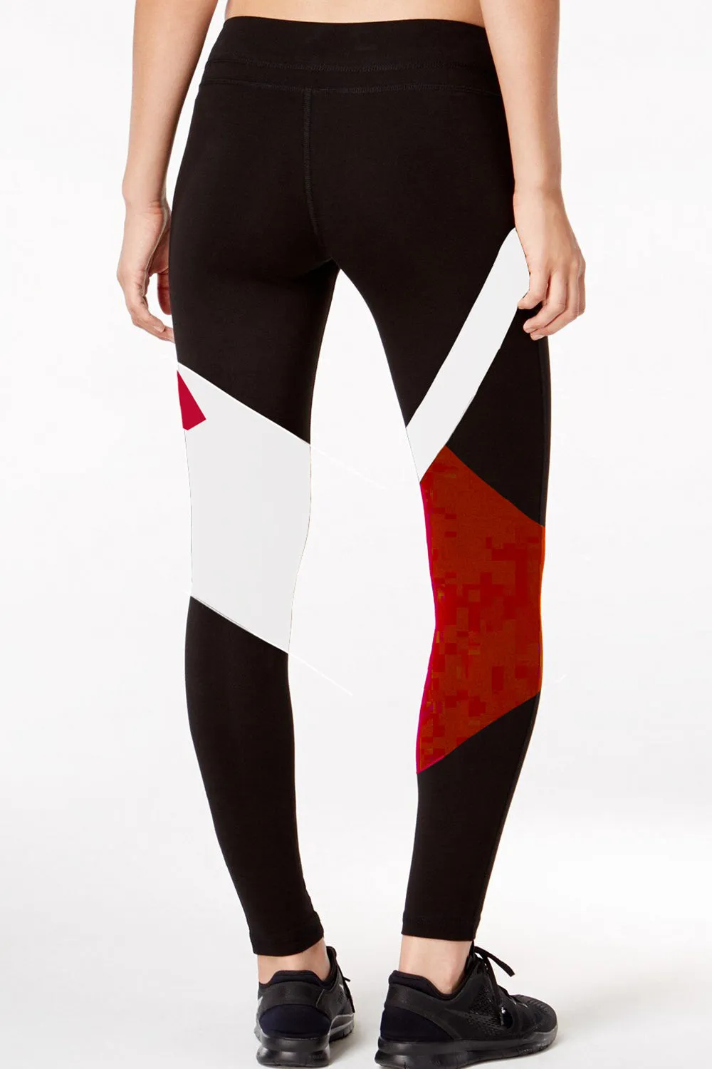 Run Print Multi color Leggings