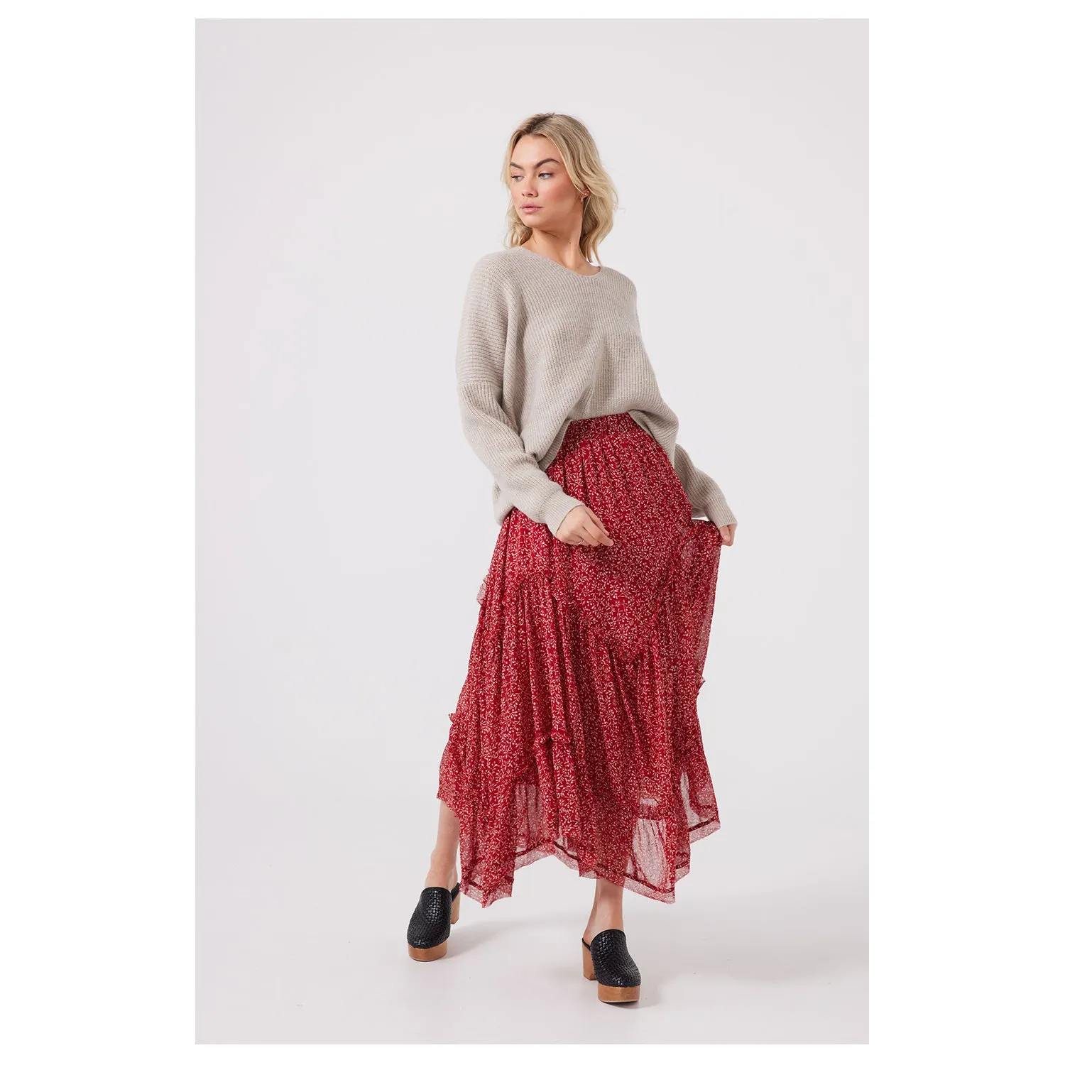 Skirt Sabrina - Red Mystic