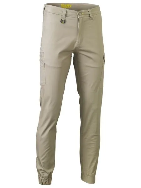 Stretch Cotton Drill Cargo Cuffed Pants - BPC6028