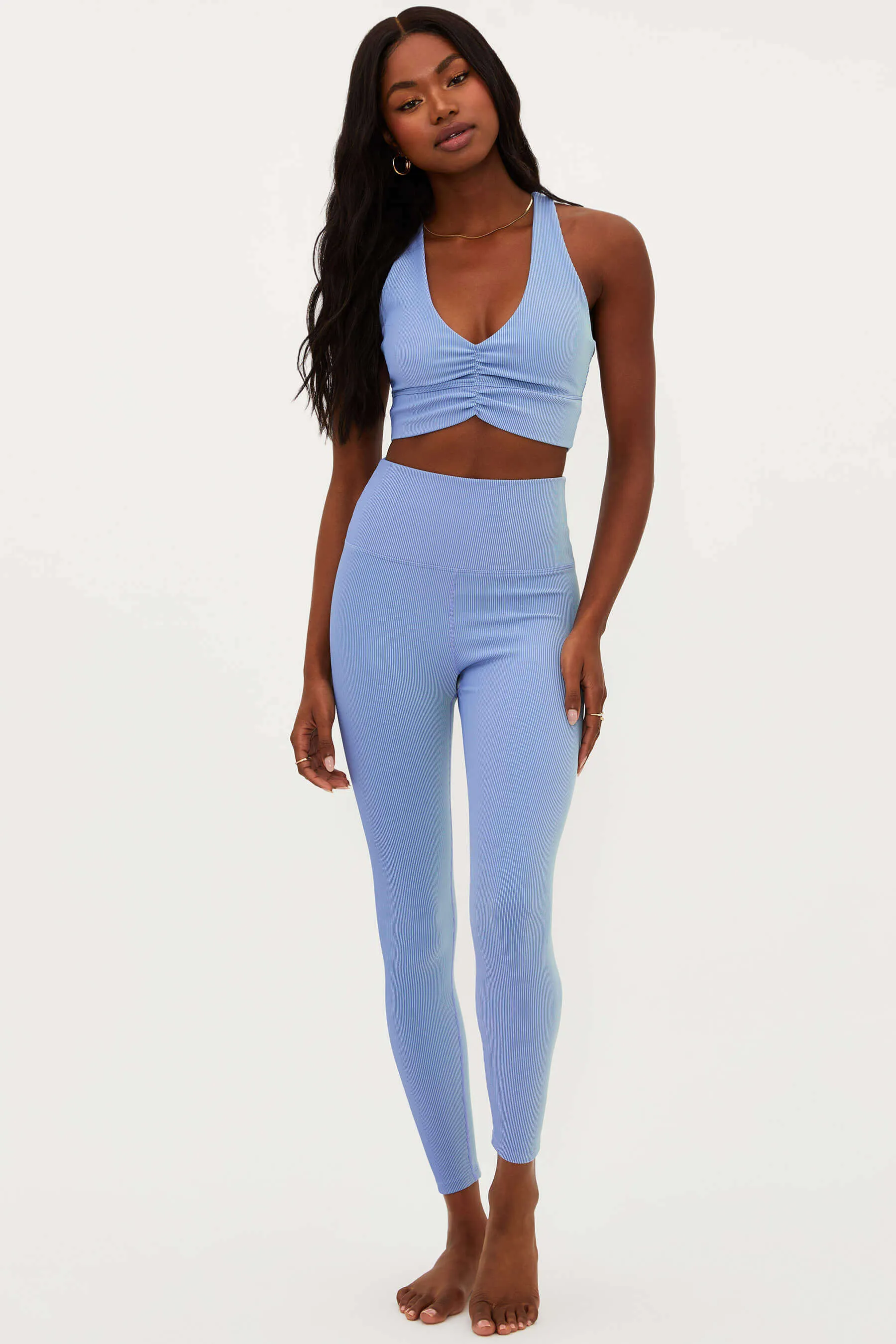 Tayler Legging Seashore Two Tone Rib