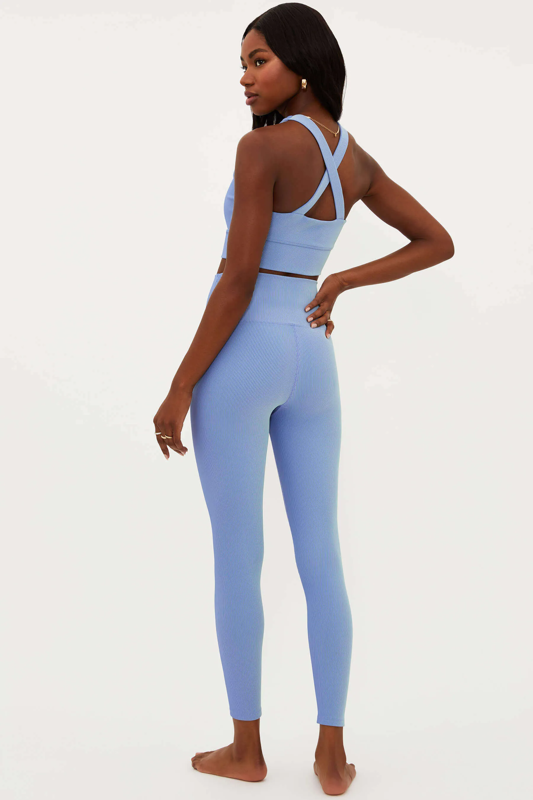 Tayler Legging Seashore Two Tone Rib