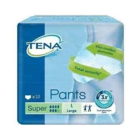 TENA Pants Super Large x 12 pieces