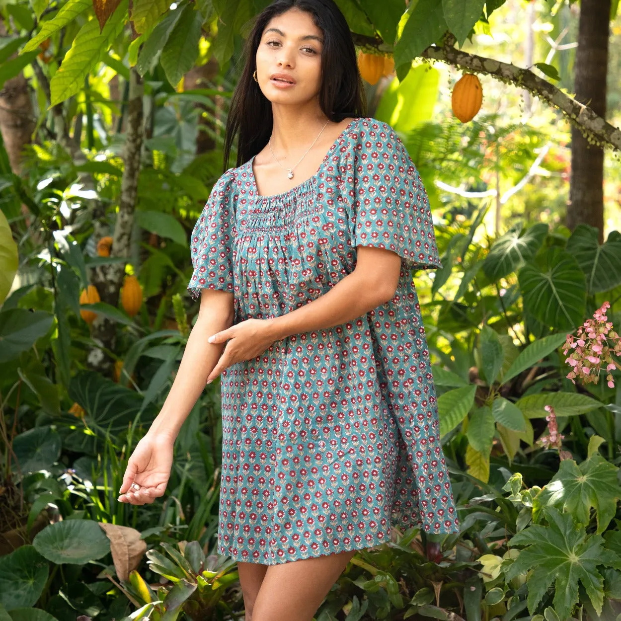 The Sanvi Dress: Neptune