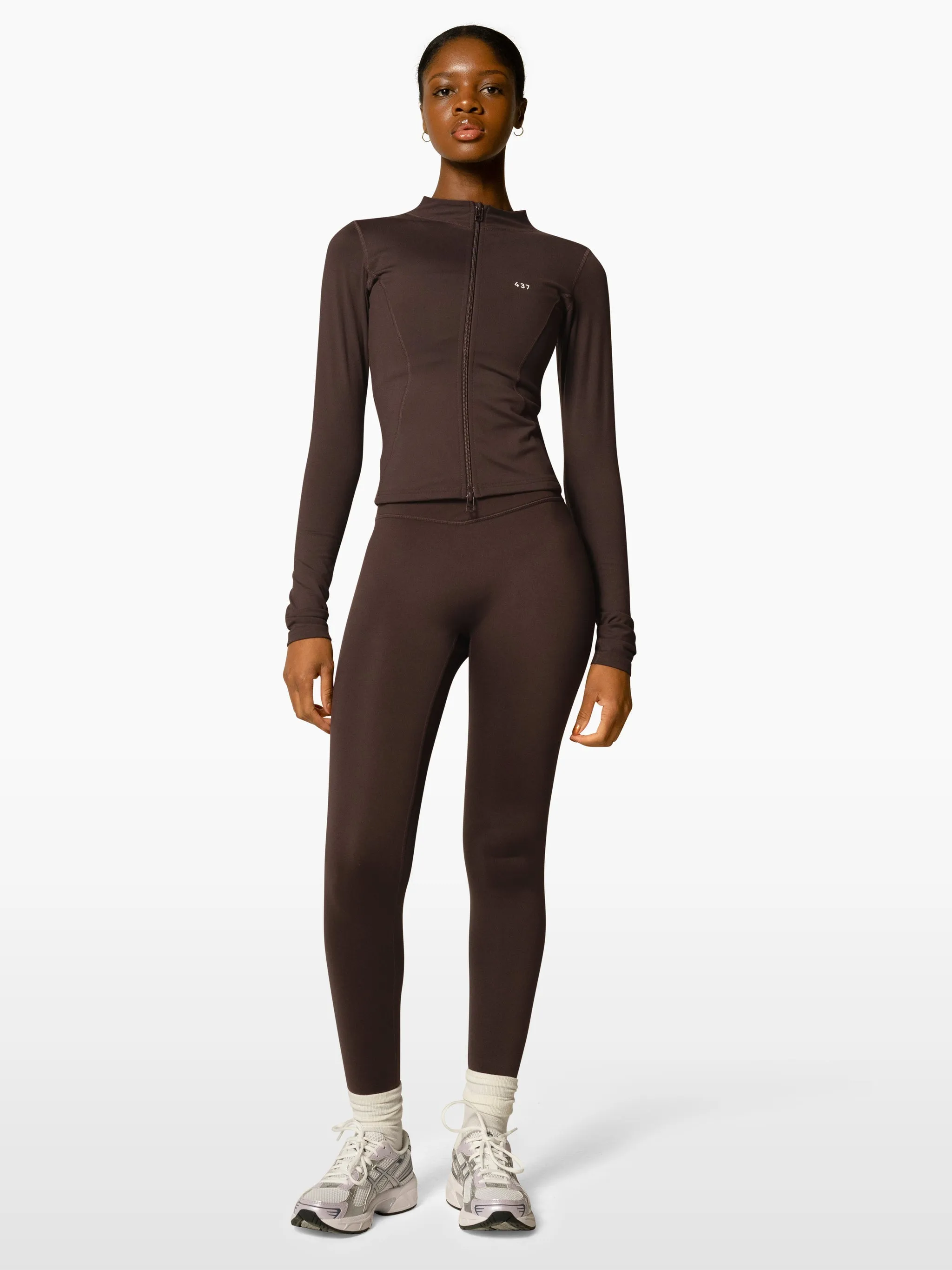 The V Legging / Espresso