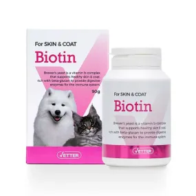 [UP TO 44% OFF] Vetter Biotin Supplements for Dogs & Cats 90g